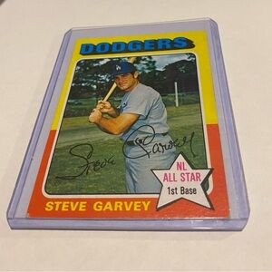 Steve Garvey 1975 Topps Baseball Card # 140 Los Angeles Dodgers Vintage